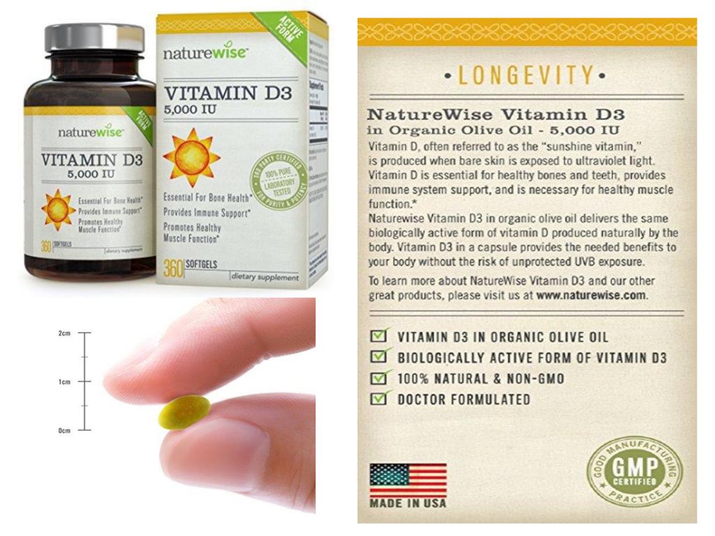 NatureWise Vitamin D3 5,000 IU