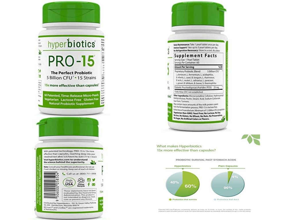 hyperbiotics pro 15 probiotics 