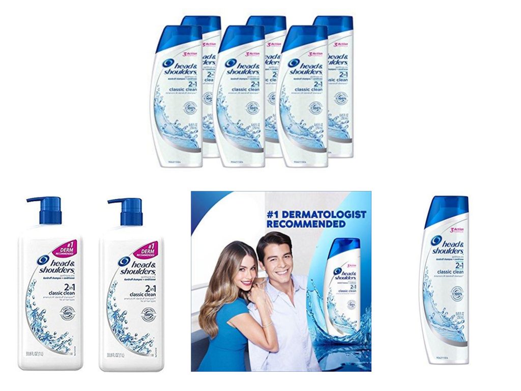 Head and Shoulders Classic Clean 2-in-1 Dandruff Shampoo 