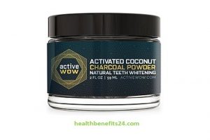 Active Wow Teeth Whitening Charcoal Powder Natural