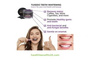 Tuxedo Teeth Whitening Activated Charcoal Powder