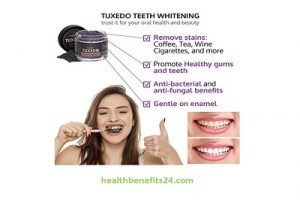 Tuxedo Teeth Whitening Activated Charcoal Powder
