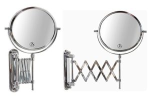 DecoBros 8-Inch Two-Sided Extension Wall Mount Mirror
