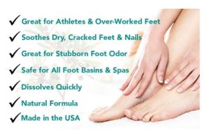 Tea Tree Oil Foot Soak With Epsom Salt | deep cracks in heels