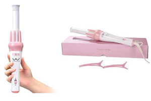VAV Automatic Curling Wand Ceramic Hair Curler Professional Hair Curling Iron