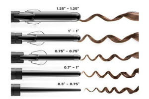 xtava 5 in 1 Professional Curling Wand and Curling Iron Set